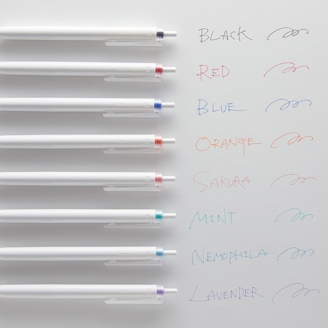 Pilot Gel Ballpoint Pen, Juice Plus, 0.4, Set of 8 Colors, LJL148C PILOT
