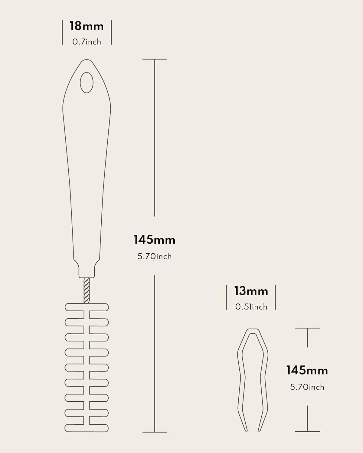 Homerunpet Pet Water Fountain Cleaning Kit, Brush and Tweezers, Fit Most Pet Water Fountains