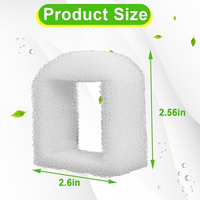 Cat Water Fountain Filters Pre-Filters Compatible with Multiple Pet Fountains, Replacement Filter for Dog and Cat 24 Packs