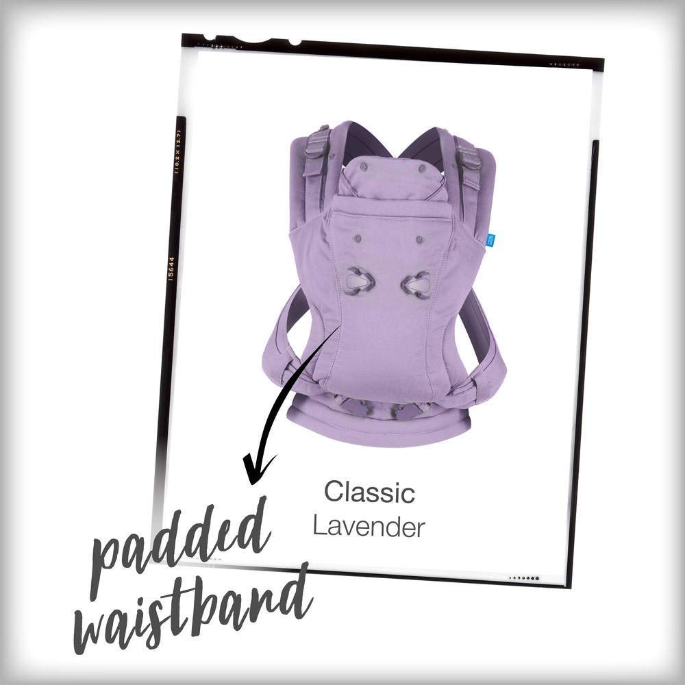 Diono We Made Me Imagine Classic, 3-in-1 Baby Carrier Newborn to Toddler With Front Carry & Back Carry, Ergonomic, Comfortable, Lavender