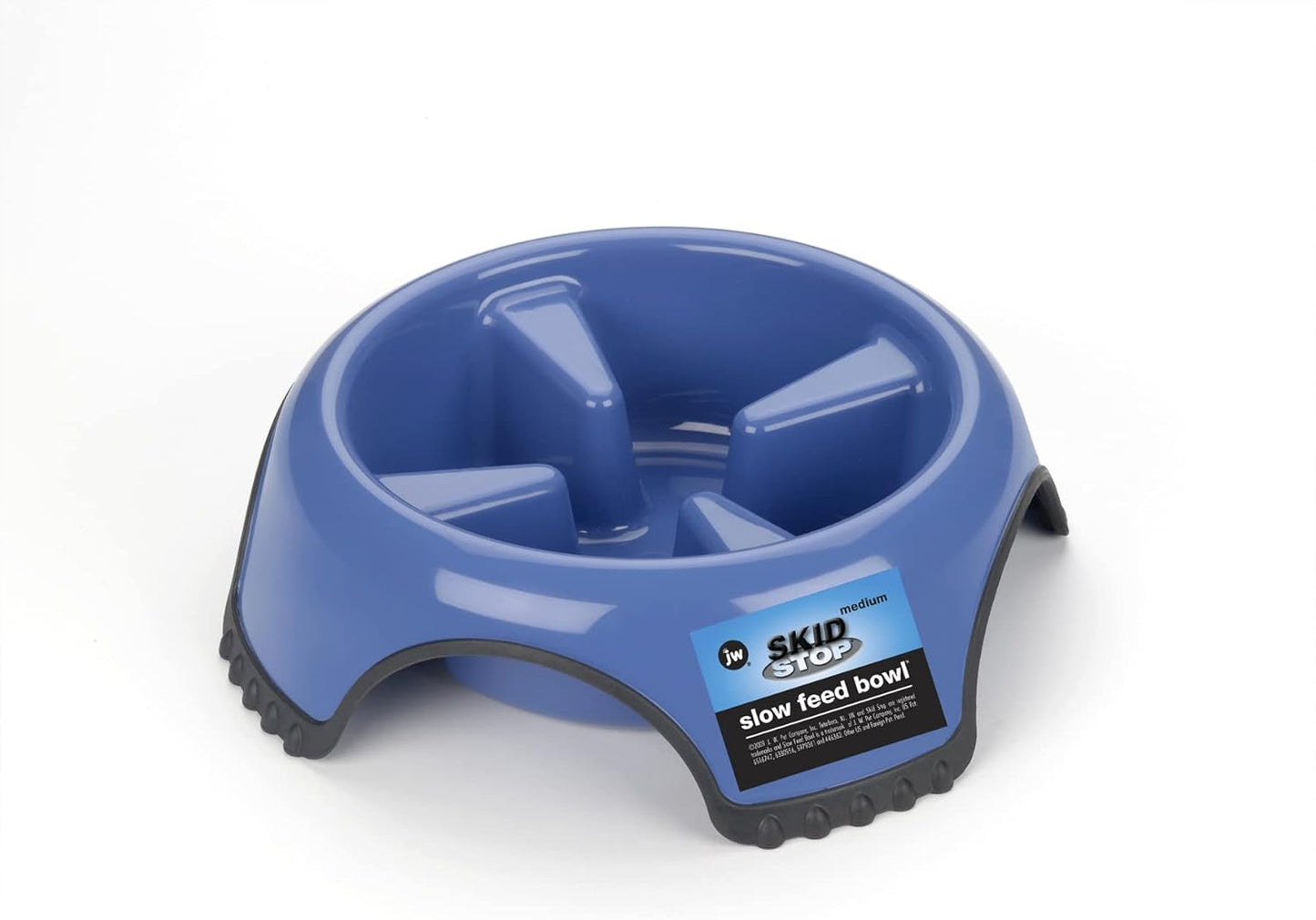 JW Skid Stop Slow Feed Bowl - Medium (Color May Vary)