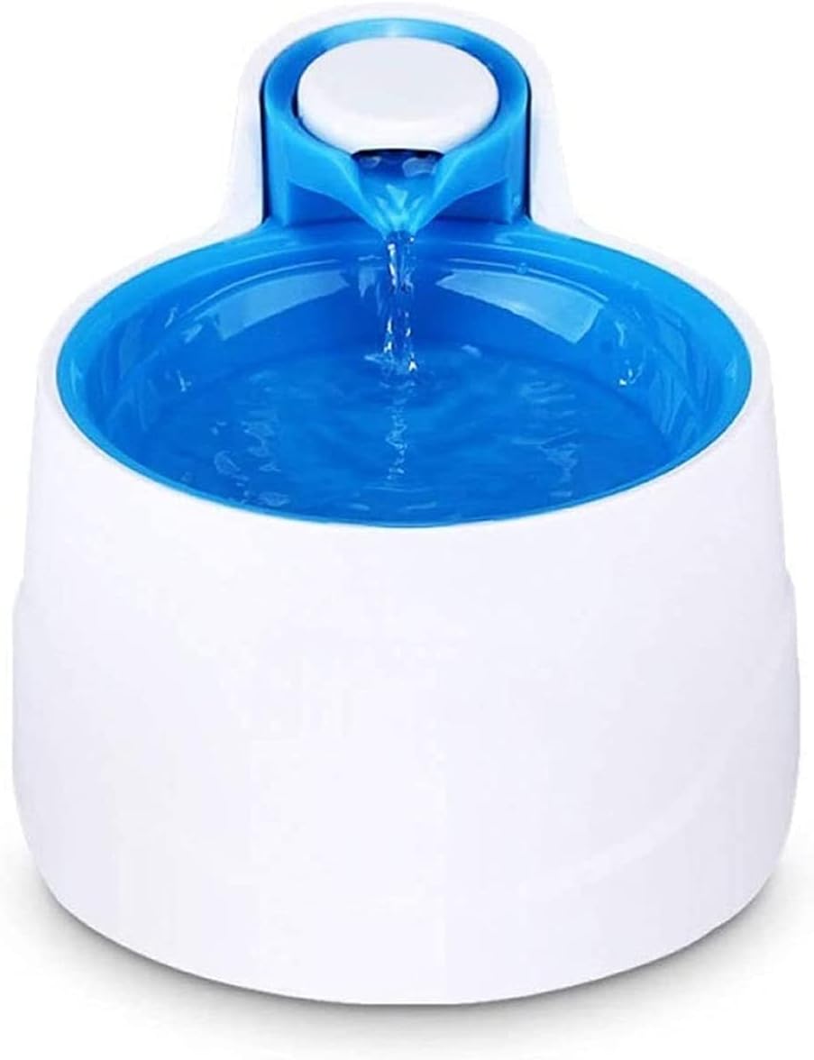 Cat Water Fountain Stainless Steel 81oz/2.4L Pet Water Fountain with Intelligent Pump and LED Indicator for Water Shortage Alert Cat and Dog Fountain