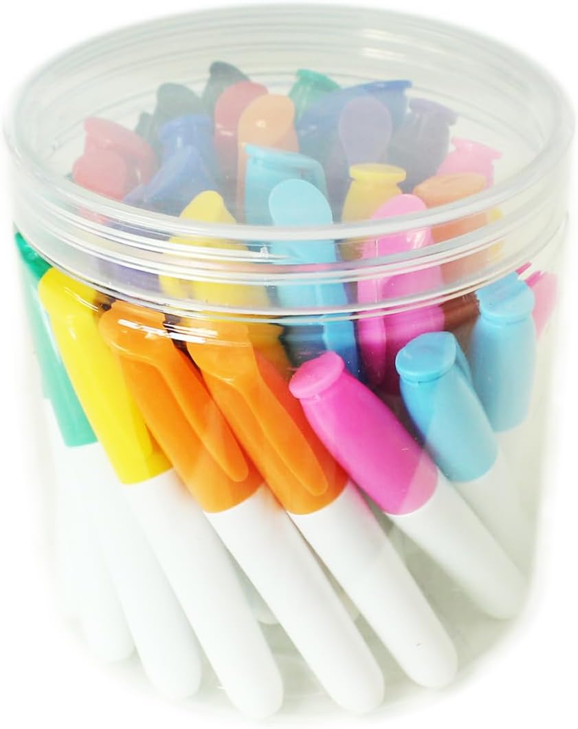 SKKSTATIONERY 36-Pcs Mini Dry Erase Markers, Whiteboard Markers, Marker Pens 3.5'', Markers