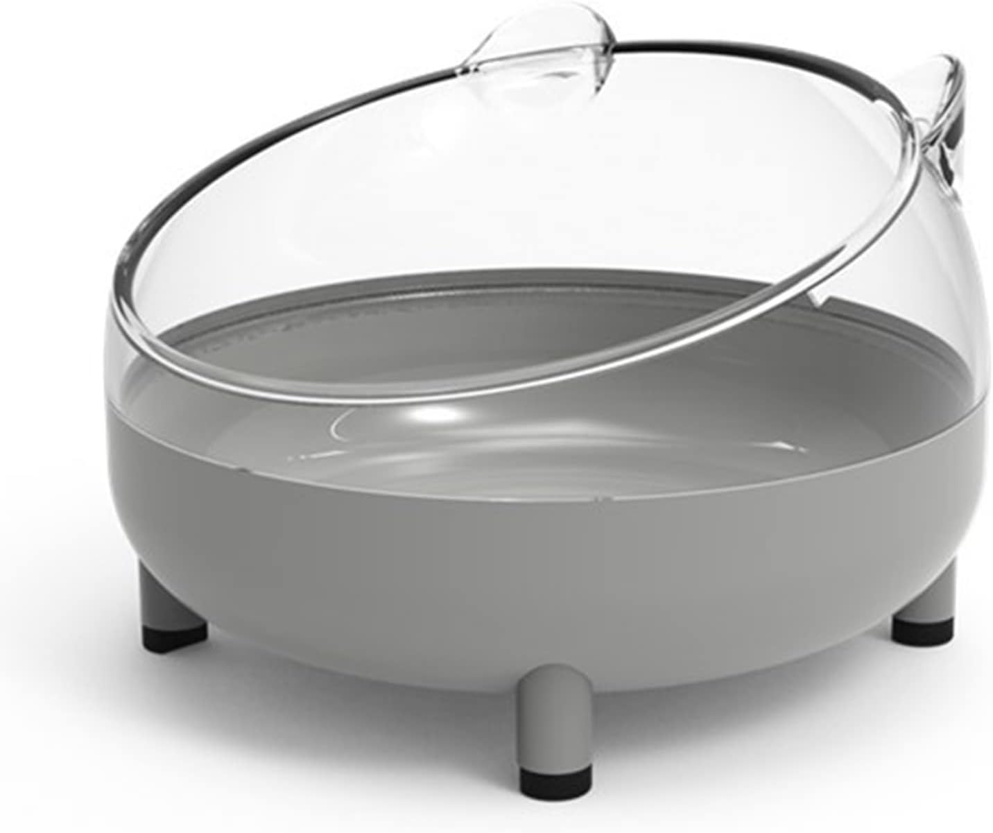 Tilted Raised Cats Food Bowl Neck for Protection Anti Vomiting Elevated Slanted Stand Stainless Steel Bowls F Food Tilted Cute Stainless Steel Anti Vomiting Fatigue Plastics Pet Bowl Dog