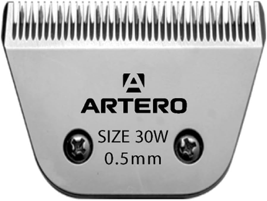 Artero Wide Blade 30 for Pet Grooming – Precision Ceramic Clipper Blade 0.02–0.05 mm – Professional Dog and Cat Grooming Replacement Blade