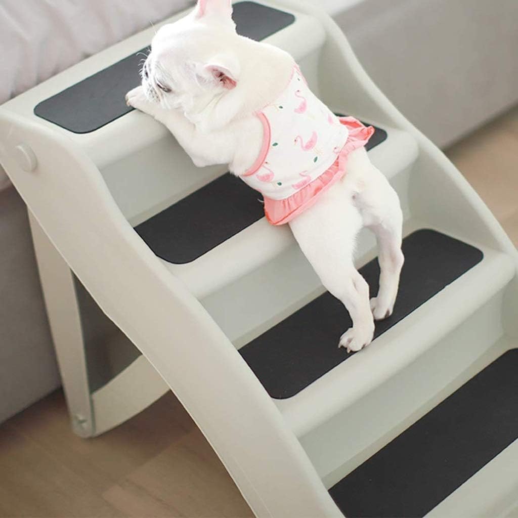 JSEIAJB Ladder Chair Folding，Finish Bedroom Step Stool with Seat Versatile Multifunctional Multipurpose(39x49x39cm)