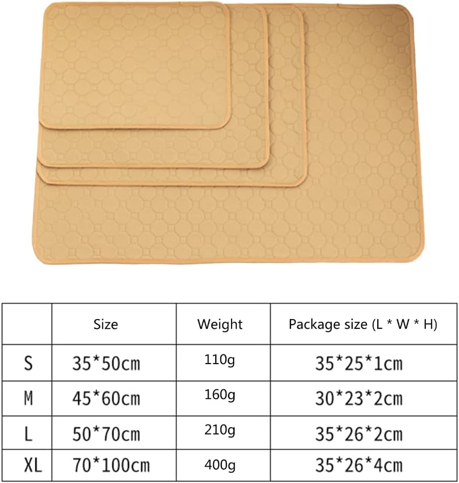 Pet Dog Bed Urine Pad Reusable Dog Pee Pad High Absorbent Diaper Pad Whelping Mats Soft Kennel Pad Training Bedding