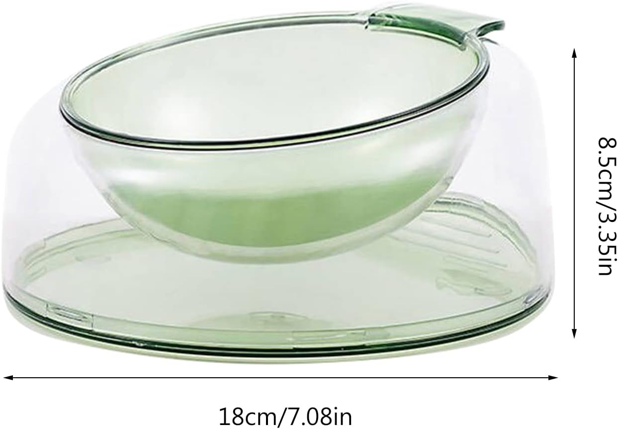 Pet Dishes Bowls with Stand for Kitten Small Dogs Food & Water Bowl 3 Tilted Elevated Bowl Protect Pet