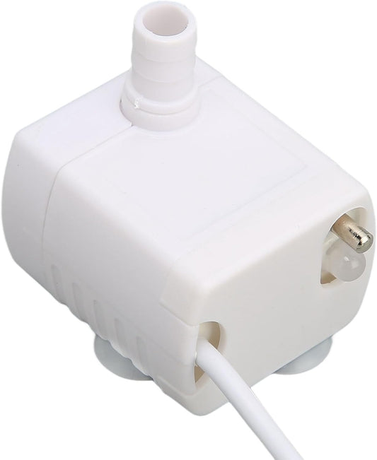 Replacement Pump for Cat Water Fountain, 5V USB Ultra Quiet Water Adjustable Small Fountain Pump, Pet Fountain, Easy to Install, Universal Compatible, Prevent Dry Burning