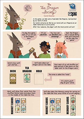 Renegade Game Studios The Tea Dragon Society Card Game 2-4 Players, Ages 10 up Deck Building