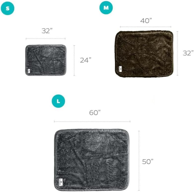 Pet Parents Pawtect Premium Waterproof Cat & Dog Blanket with WickQuick & Sherpup Technology, Puppy & Cat Blanket, Choc 32x40