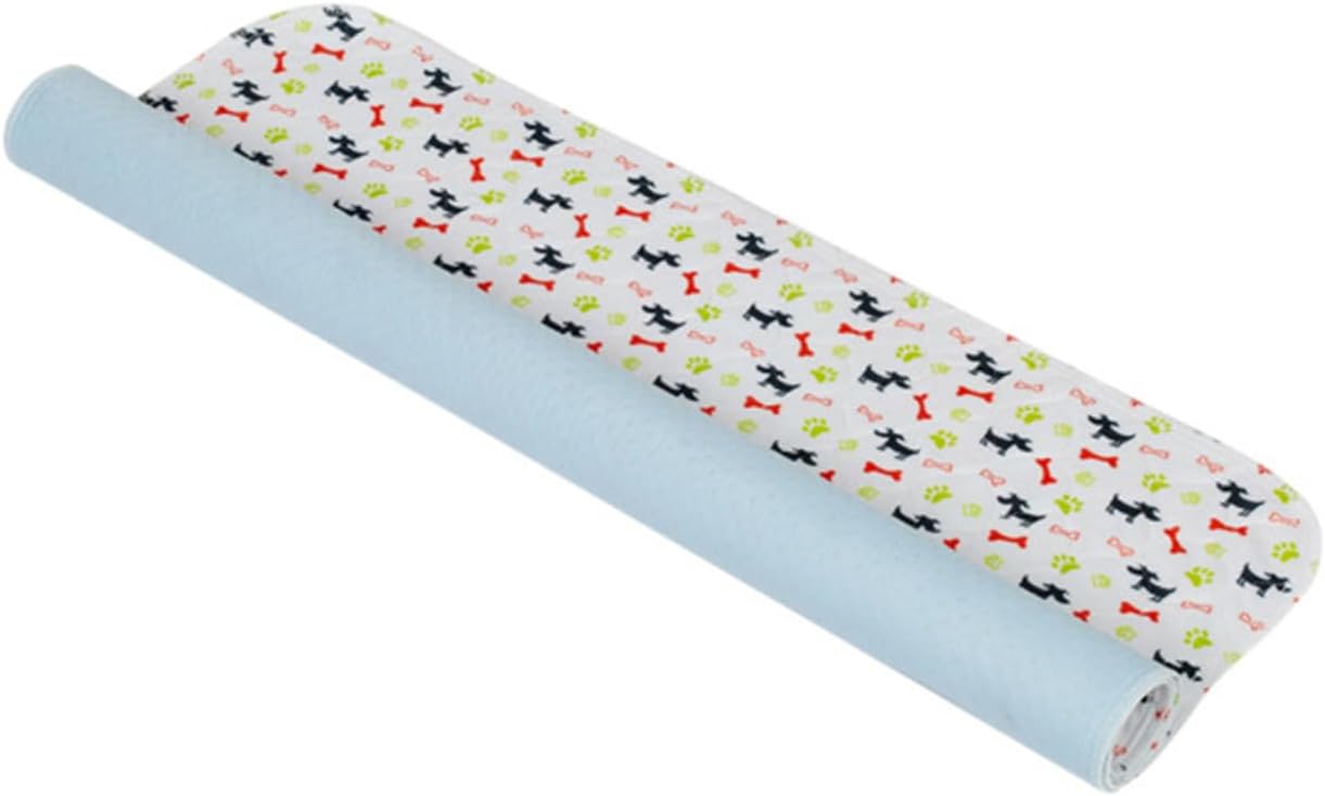 Reusable Washable Absorbent Pee Pads - Multi-Layer Moisture Barrier, 1 Pack Fast Absorbent Pet Training Mat for Housebreaking, Animal Care, Protective Sheet for Furniture and Floors