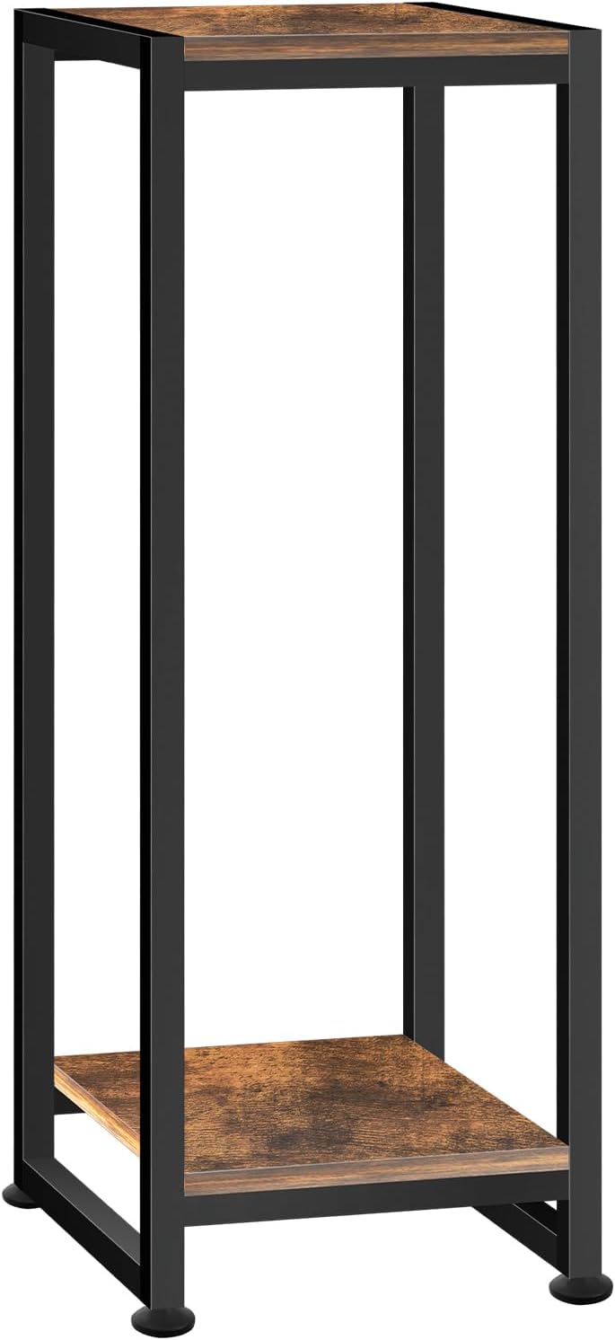 Plant Stand Indoor, 31.5'' Tall Wood Plant Stands Heavy Duty Pedestal Stand for Indoor Outdoor, Modern Corner Flower Stand for Patio, Living Room, Balcony