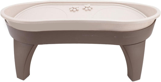 Elevated Dog Bowl Stand Raised Pet Feeding Tray Neck Spine Antislip Easy Assembly for Pets