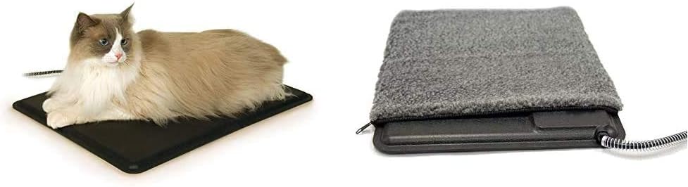 K&H Pet Products Extreme Weather Outdoor Heated Kitty Pad with Deluxe Cover
