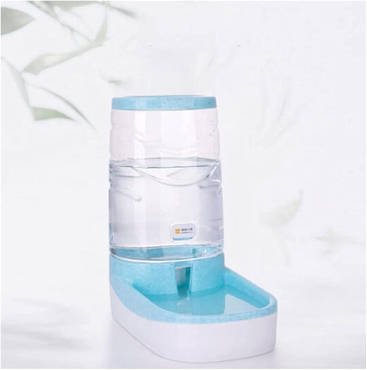 Dispenser No Spill Water Dispenser/Pet Automatic Feeder Pet Supplies Cats Dogs Automatic Waterer Dispenser 3.8L Or Food Automatic Feeder for Pet cat Fountain (Size : Feeders) (Water dispensers)