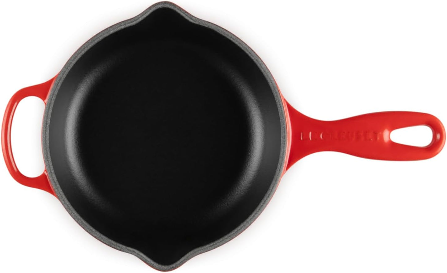 Le Creuset Enameled Cast Iron Signature Iron Handle Skillet, 6.33", Cerise