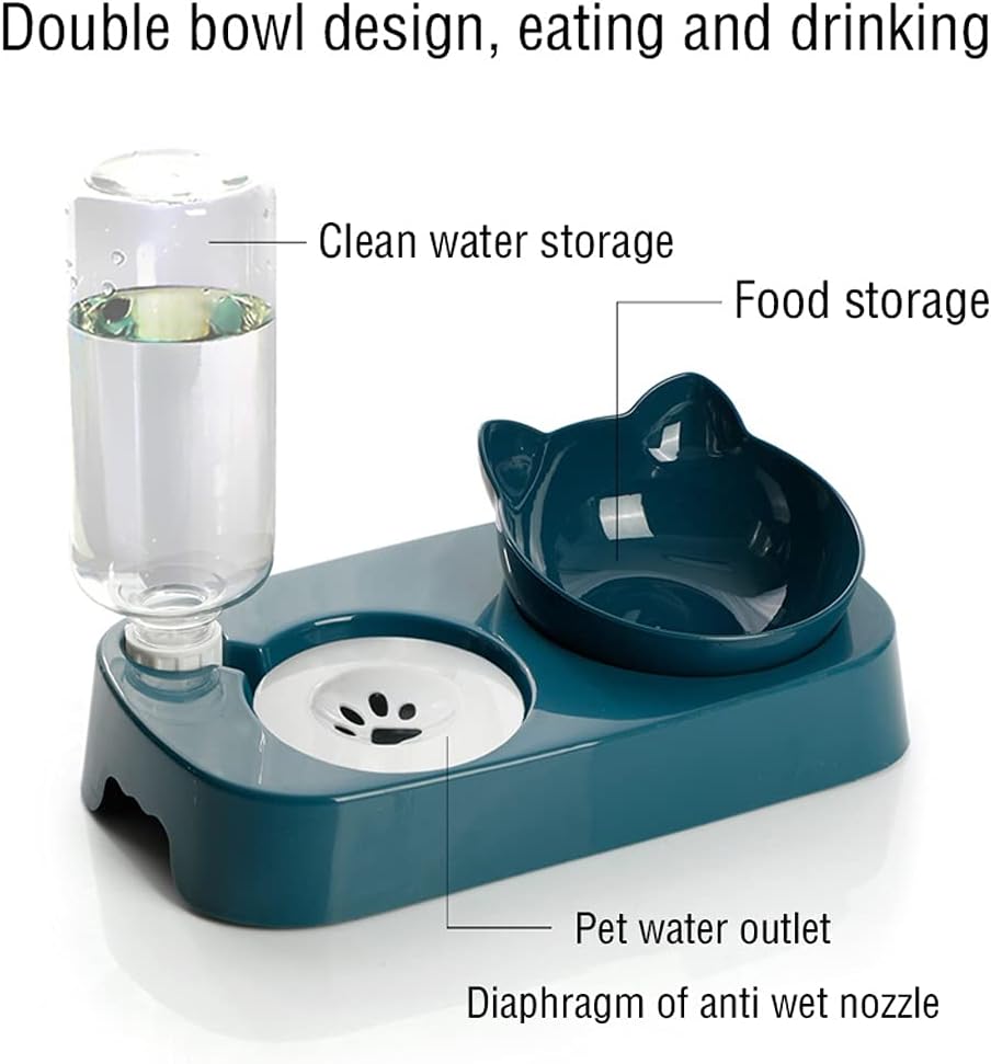 Pet Elevated Bowls Durable Double Dog Bowls Raised Stand Feeding & Watering Supplies Dog Feeder Pet Supplies (Color : B) (C)