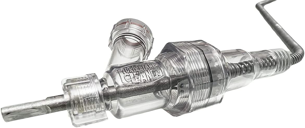 Water Heater Cleaning Tool, Improves Hot Water Supply, Removes Hard Water Sediment, Flushes Gas & Electric Tanks, Pro-Grade DIY Solution