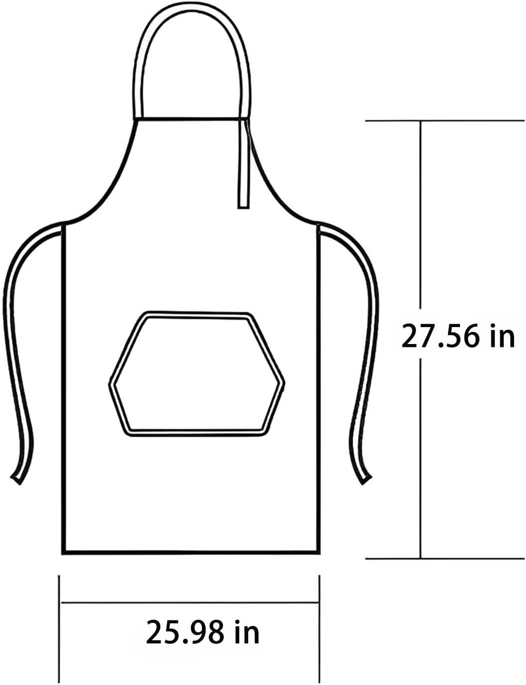 Floral Aprons with Pocket Blooming Women Waterproof Apron Adjustable Neck Long Ties Women Men Cook Baking Garden