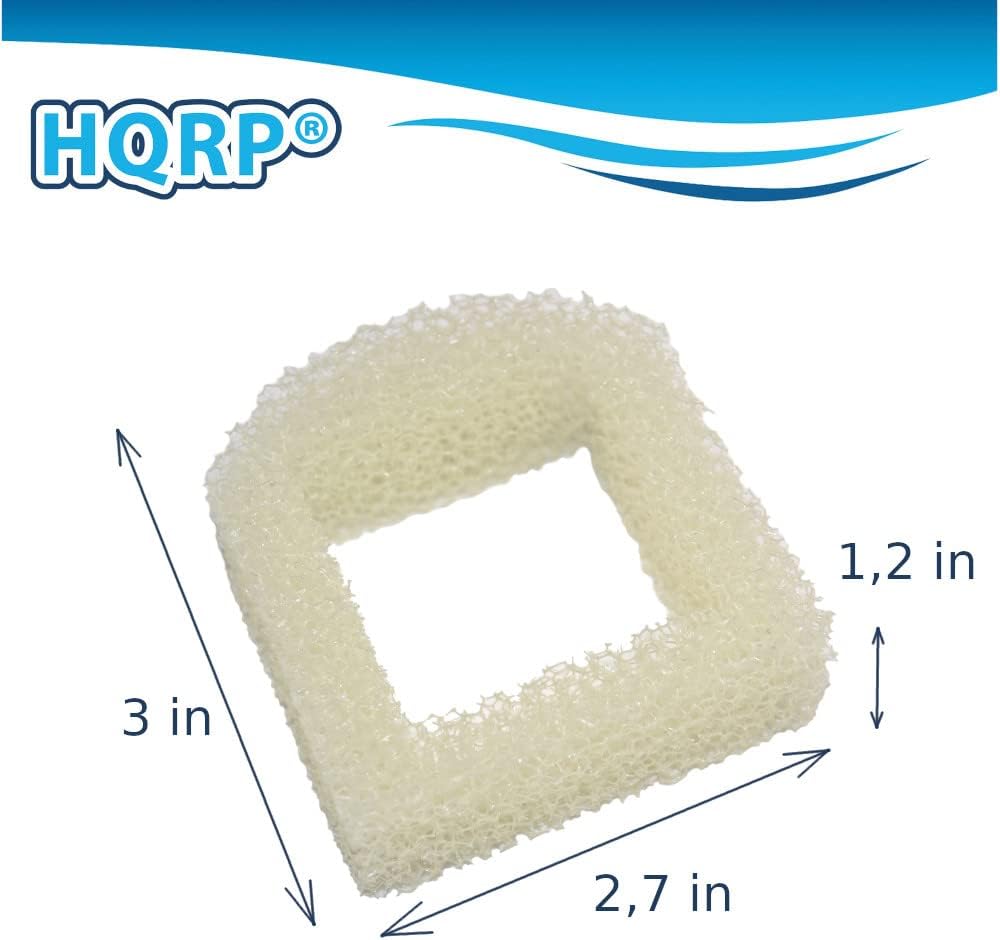 HQRP Pack of 12 Foam Pre-Filter Compatible with Drinkwell Stainless Steel 360, Ceramic Avalon Lotus Pagoda Sedona Pet Fountains for Cat and Dog, Replacement PAC00-13711, PAC00-13194
