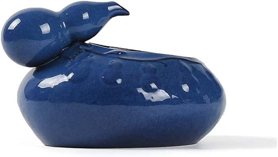 Fountain Pet Water Fountain,Ceramic Dog Cat Automatic Circulation Water Dispenser, Pet Drinker Fountain Dispenser for Cat,Dog,Pet Pet Water Dispenser (Color : Blue)
