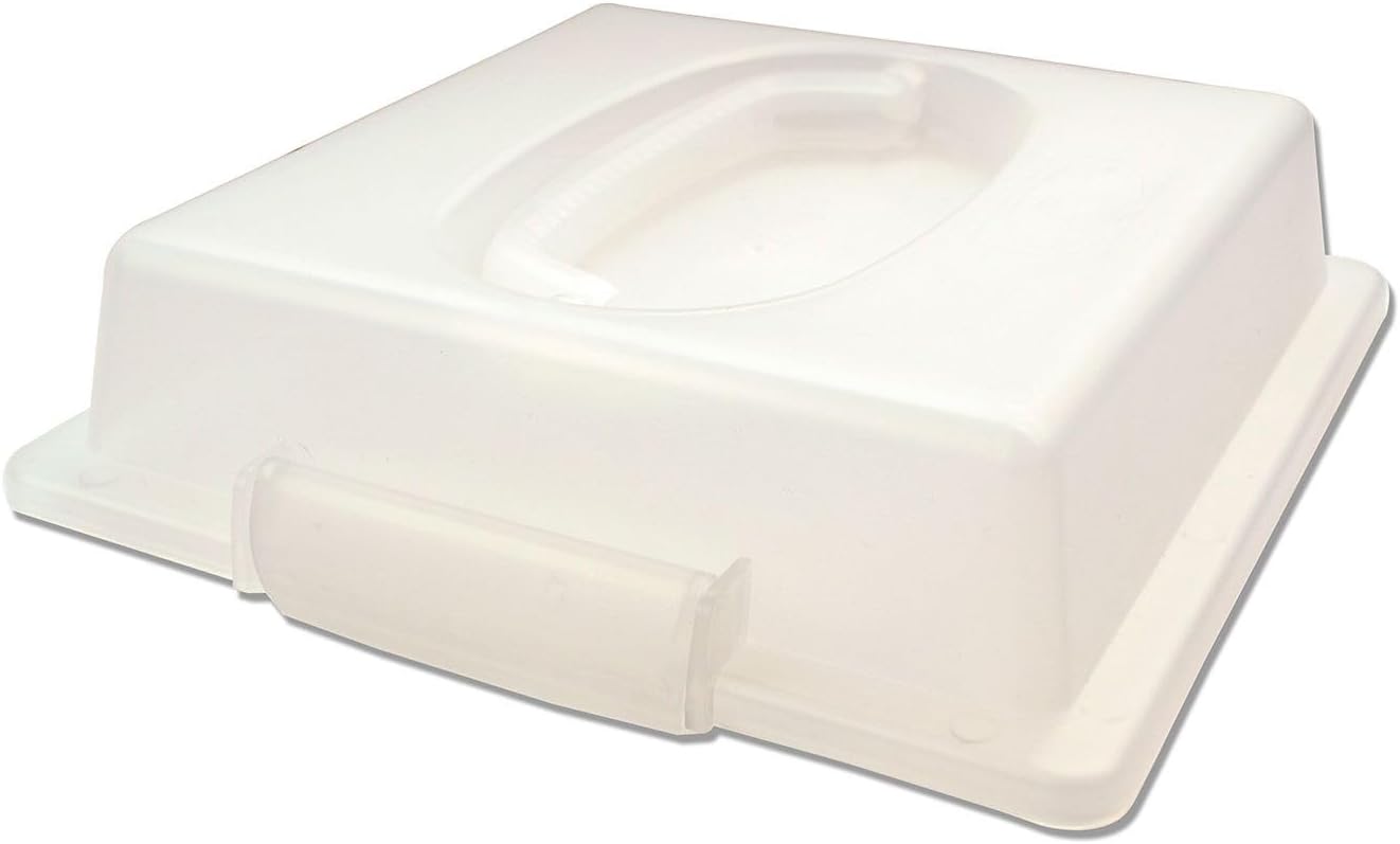 USA Pan 1130BWLD-ST Bakeware Nonstick Square Cake Pan with Lid, 9-Inch