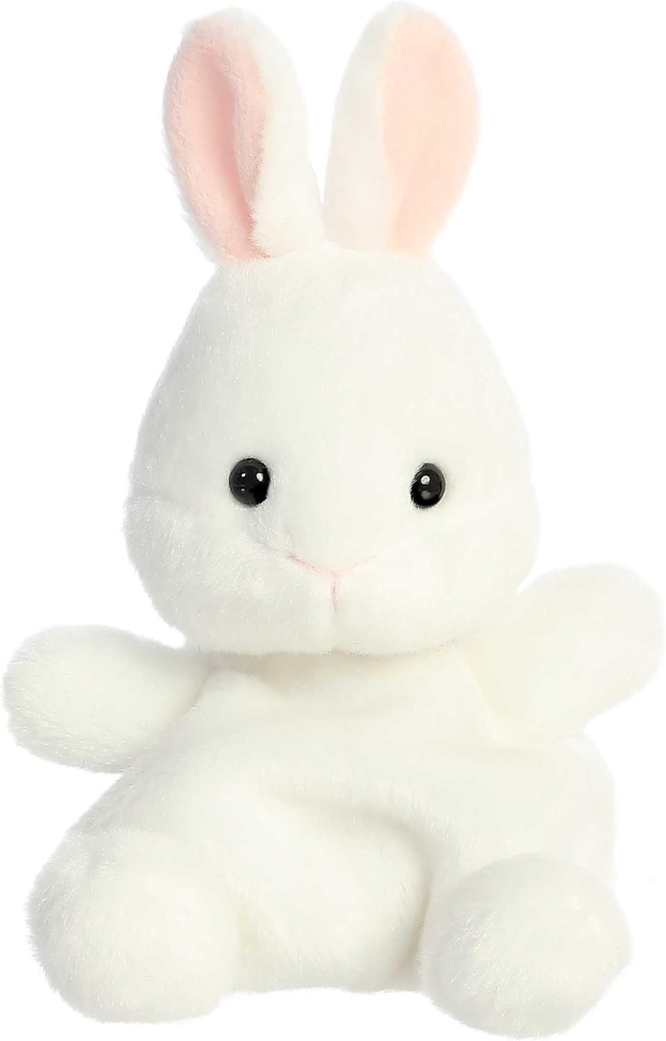 Aurora® Adorable Palm Pals™ Cottontail Bunny Stuffed Animal - Fun Collectible Plush for Kids and Adult Collectors - Perfect for Decorating Rooms and Birthday Gifts - White 4.5 Inches