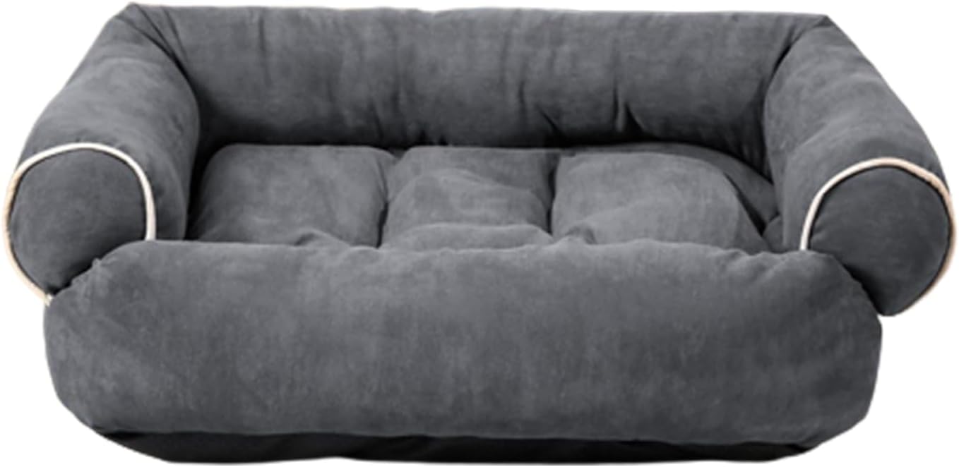 Pet Bed with Detachable Cushion Soft and Beautiful Non-Slip Dog Basket Dog Sofa Detachable Cushion Nest Pet Furniture