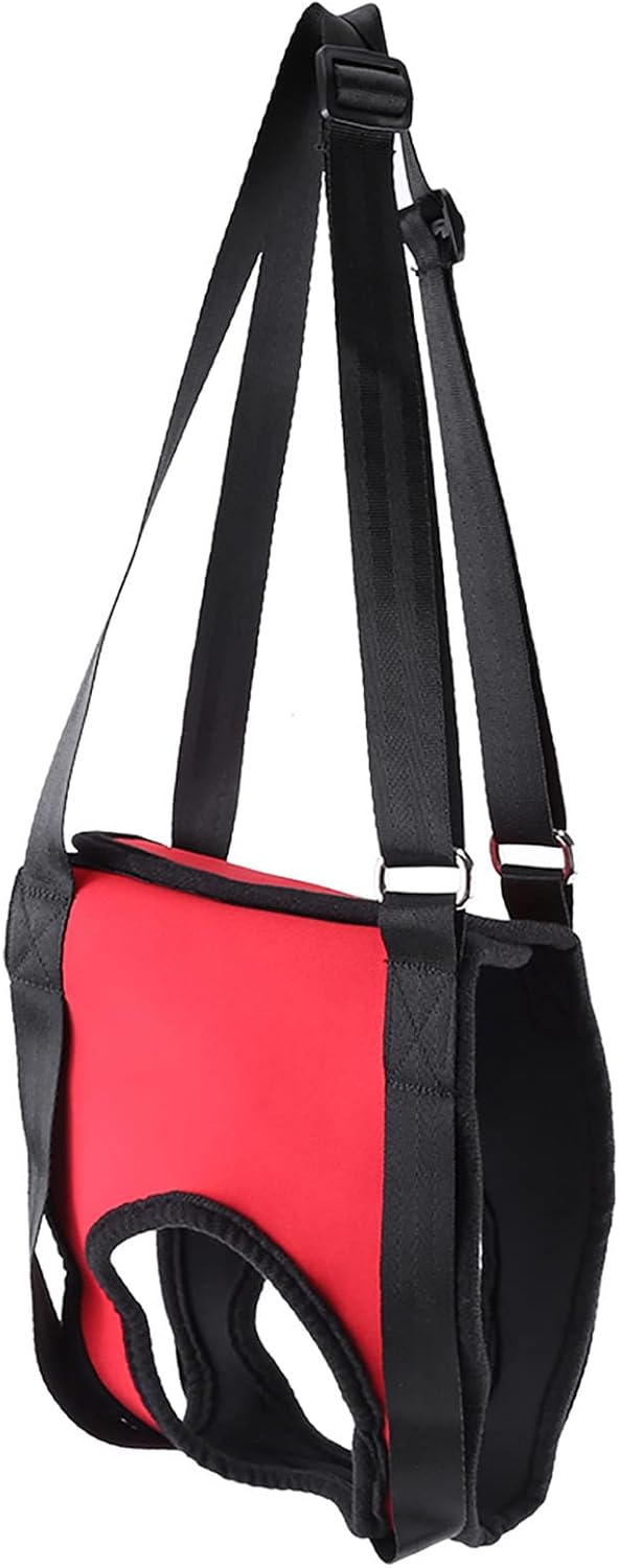 2 Types Dog Support Harness Dog Aid Harness Dog Sling Walking Aid Pulling Vest for Injured Old Dogs Front and Hind Legs (Red Front Legs M)