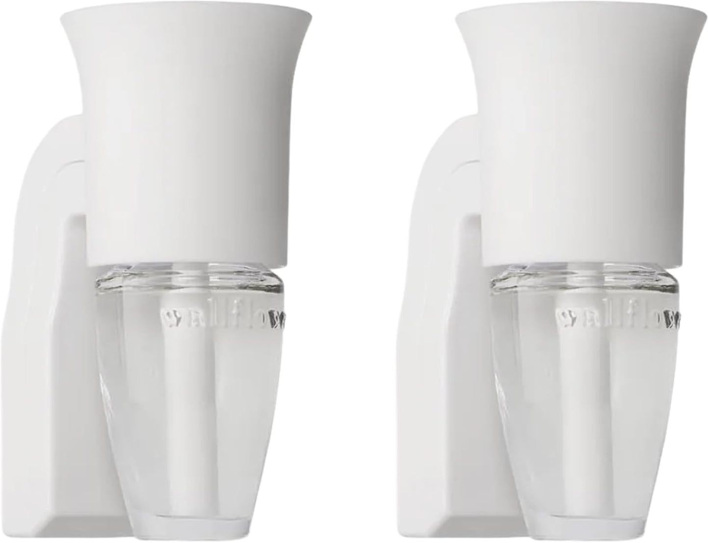 Bath & Body Works Wallflowers Fragrance Plug, White Flare Design, Plug-in Air Freshener Device for Bedrooms, Bathrooms & Living Spaces - 2 Pack