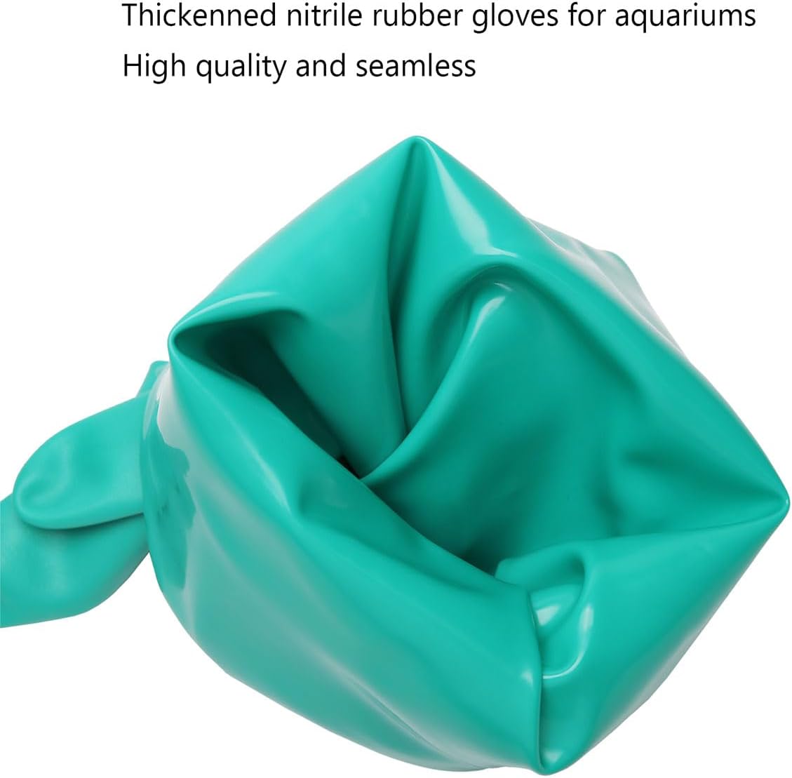 Aquarium Gloves for Fish Tank Maintenance,Shoulder Length Waterproof Long Rubber Hands Protector for Fish Aquarium Water Change Cleaner Dog Cat Bath and Kitchen,Large
