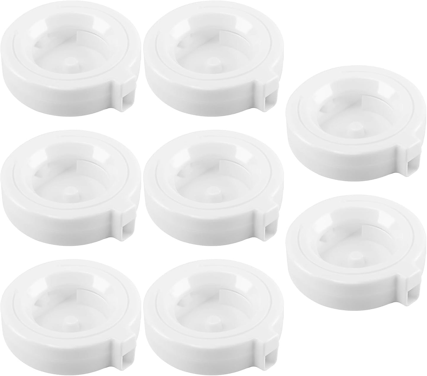 8 Packs Replacement Filters for 3.6L/4.6L/6L/8L Pet Water Dispenser, Automatic Pets Waterer Replacement' Filters, Pet Water Fountain Filter Replacement(White)
