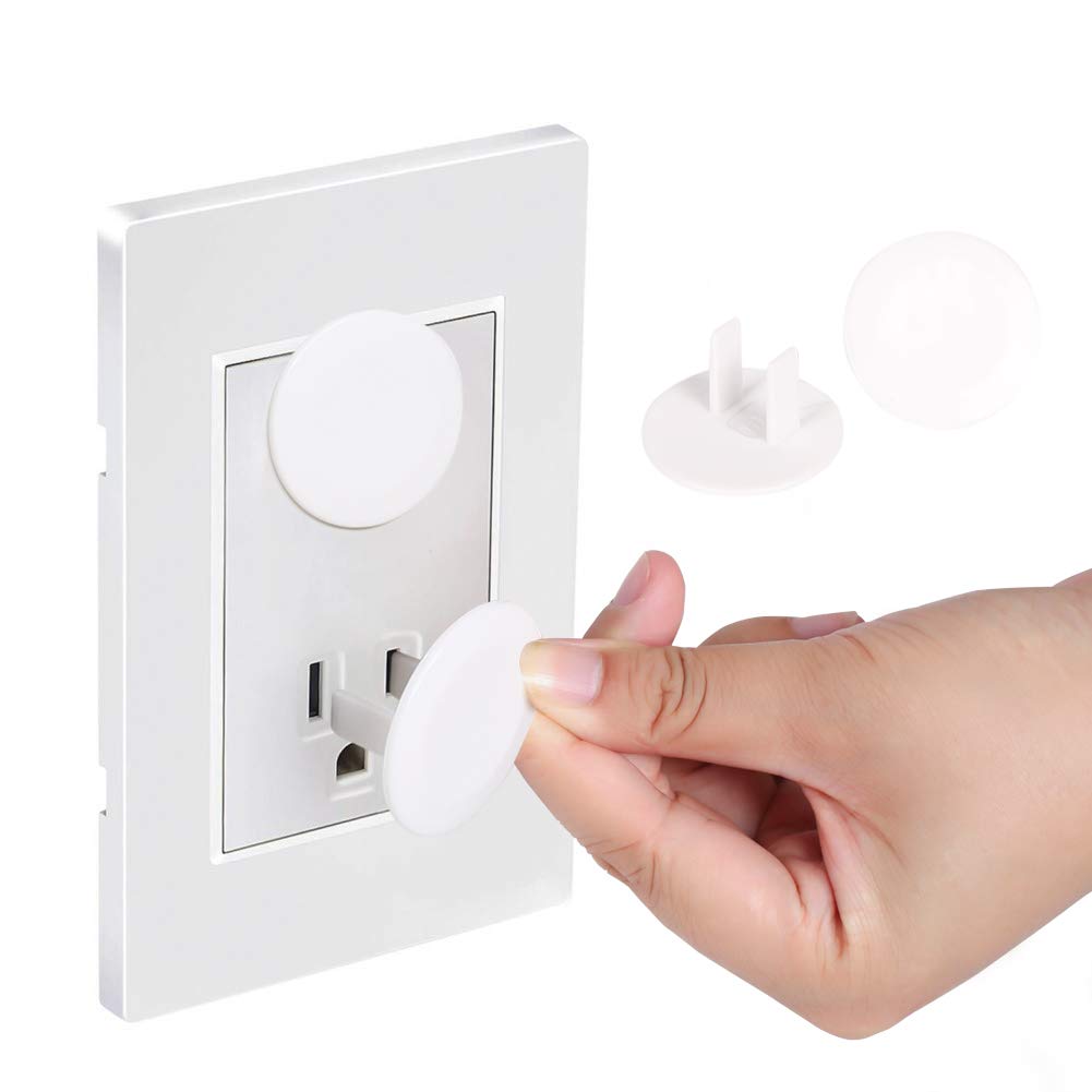 Vmaisi 62 Pieces Outlet Covers ChildProof Plug Protector - Baby Proofing Electrical Safety Outlet Plugs