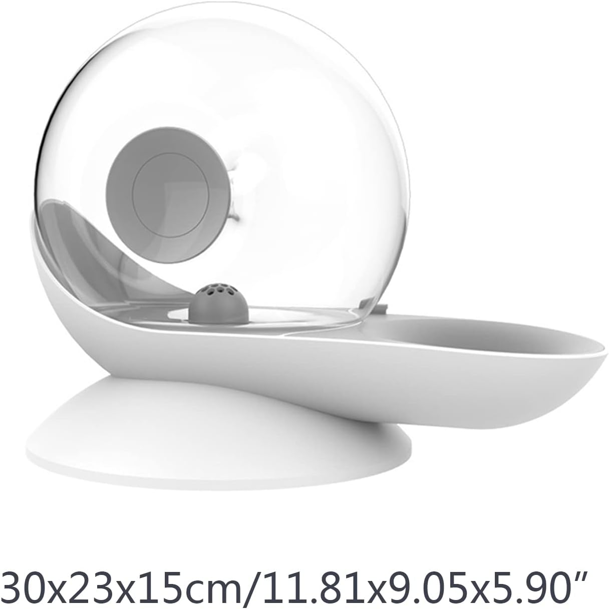 Automatic Drinking Fountain for Dog Small Snail Bubble Indoor Convenient for Checking Water Gift
