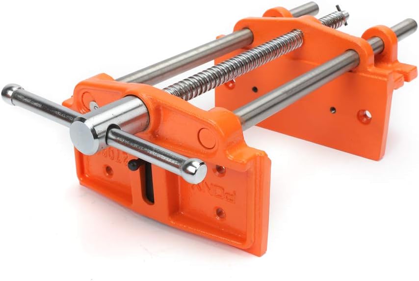 Pony Jorgensen 27091 Medium Duty Woodworker's Vise, Orange, Grey, 9-Inch By 7-Inch