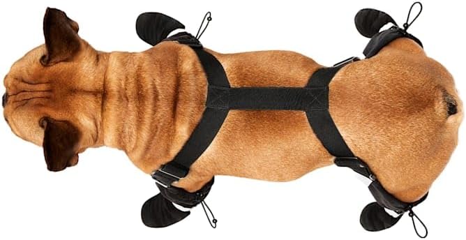 Canada Pooch Suspender Boots for Dogs, 3, Black