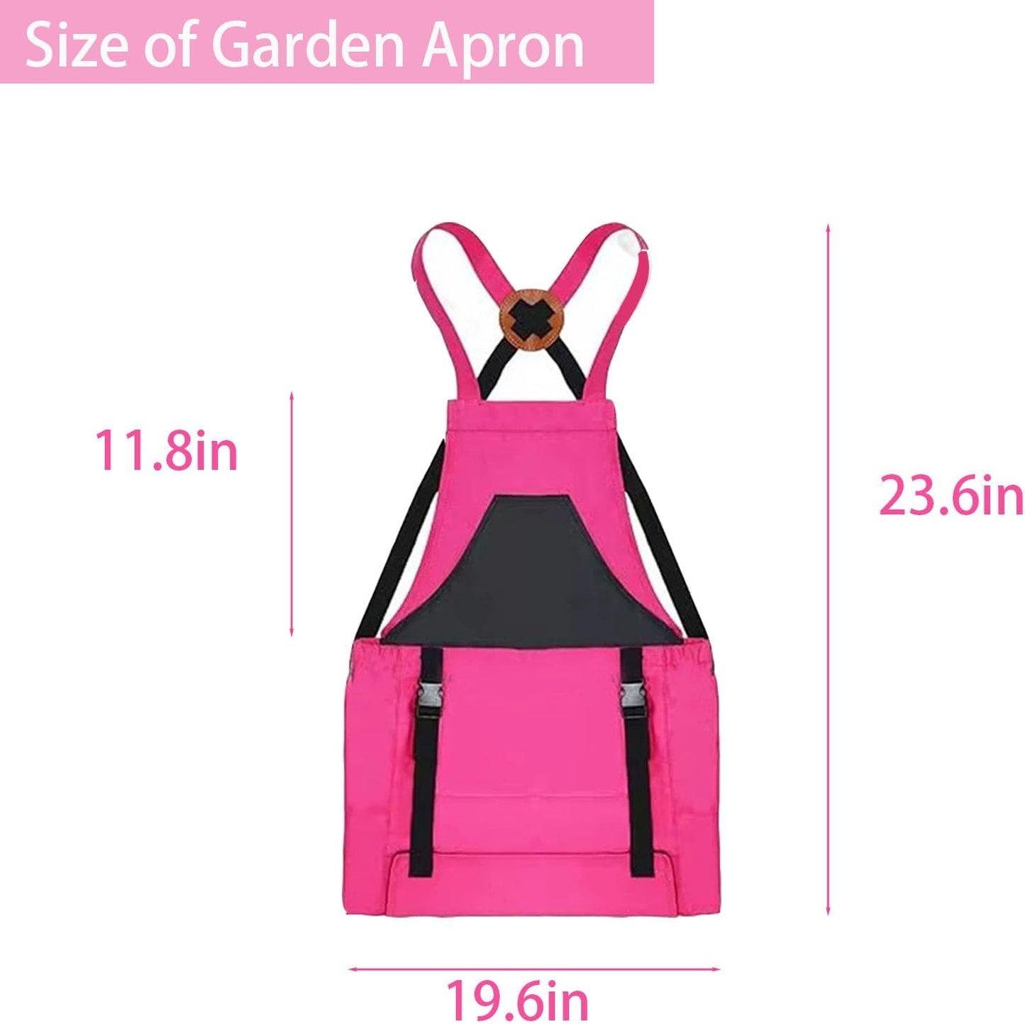 Gardening Apron for Women, Garden Aprons with Pockets, Harvest Apron for Fruit Vegetables, Gardening Gifts For Women