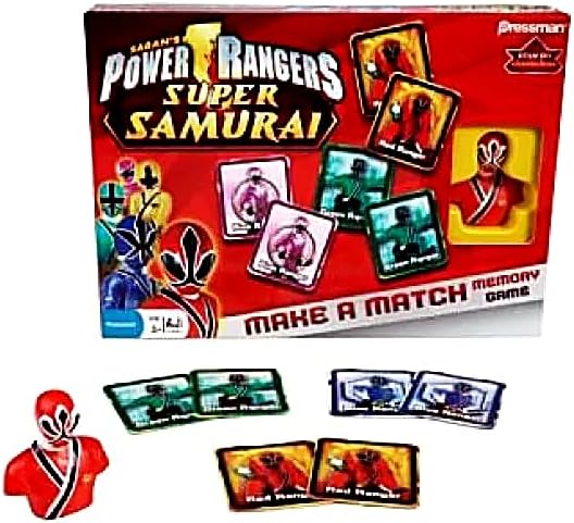 Pressman Toys Power Rangers Samurai Make A Match Memory Game