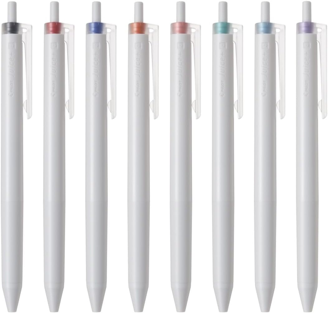 Pilot Gel Ballpoint Pen, Juice Plus, 0.4, Set of 8 Colors, LJL148C PILOT