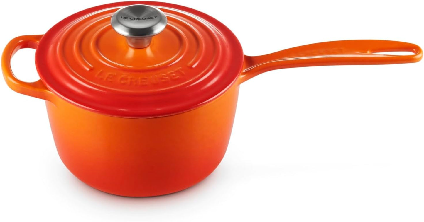 Le Creuset Enameled Cast Iron Signature, 9-Piece Cookware Set, Flame