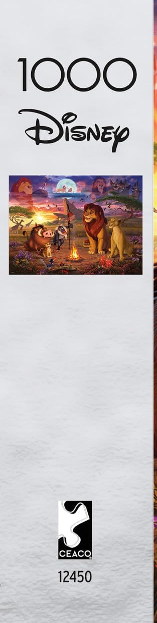 Buffalo Games Ceaco - Silver Select - Disney - Steve Read - The Lion King Vignette - 1000 Piece Jigsaw Puzzle for Adults - Challenging Puzzle Perfect for Game Nights - Finished Size is 26.75 x 19.75