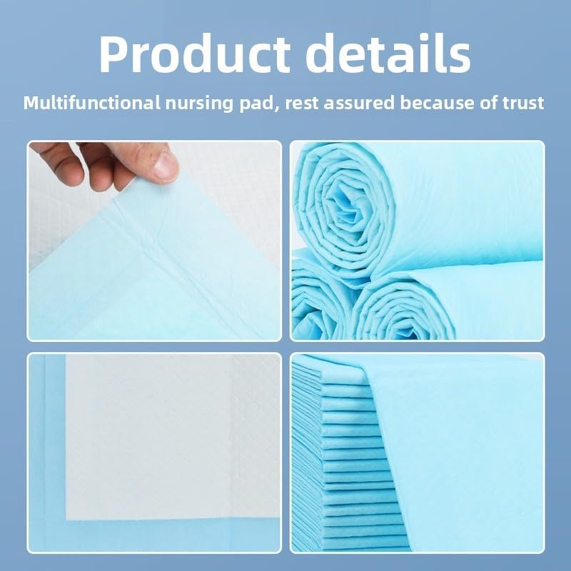 Super Absorbent Puppy Pee Pads | 40 Pads (23x23 Inch) | Quick-Dry Lock for Training, Indoor & Overnight Use | Leak-Proof Pet Pads for Small to Large Dogs
