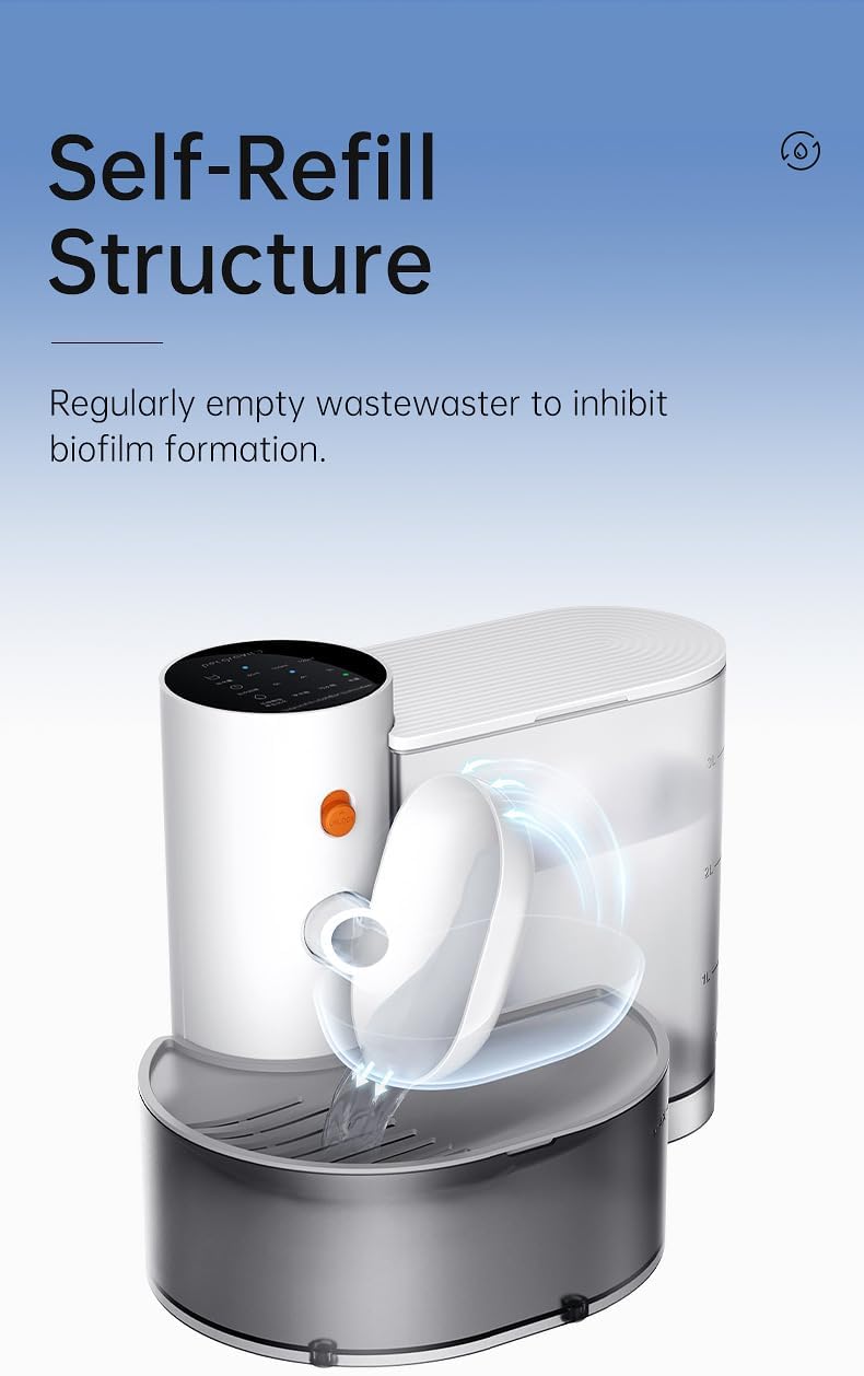 Smart Pet Water Fountain - Pet Attraction Automatic Tilt Dispenser, Universal for Dogs and Cats