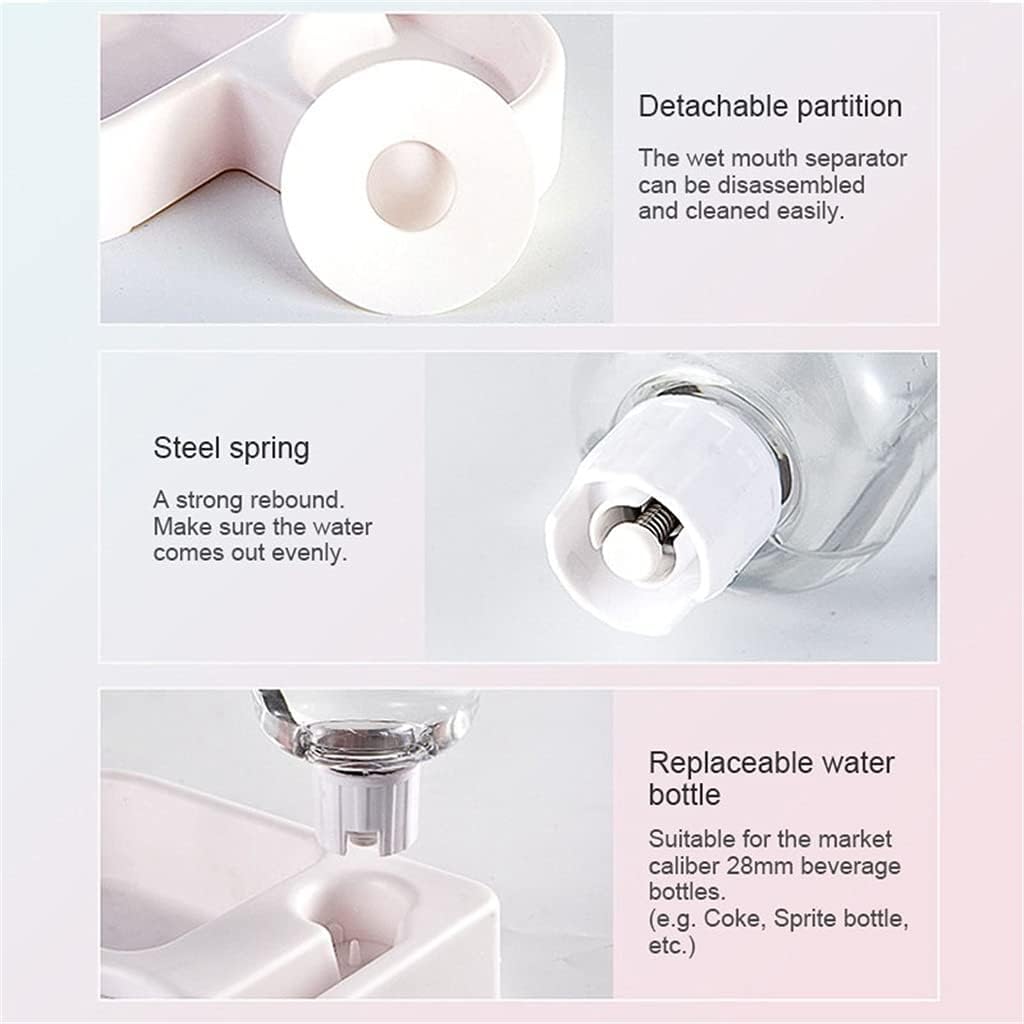 Pet Dog Bowls Cats Water Fountain Automatic Pet Feeder for Dogs Cats 1.8L Pet Drinking Dispenser Dog Double Bowl