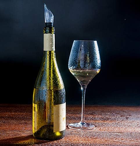 YouYah Wine Chiller Stick 3-in-1 Stainless Steel Wine Bottle Cooler Stick,Rapid Iceless Wine Chilling Rod with Aerator and Pourer,Wine Gift