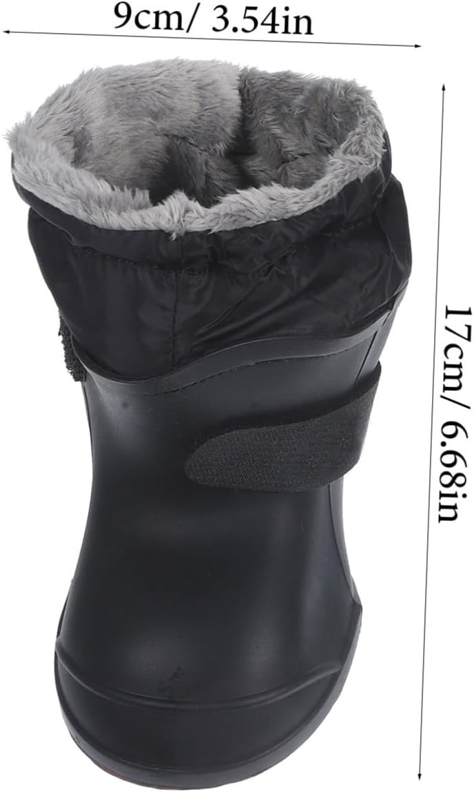Waterproof Pet Rain Boots Non-Slip Silicone Dog Rain Shoes Black XXL Outdoor Paw Protectors for Large Medium Small Dogs