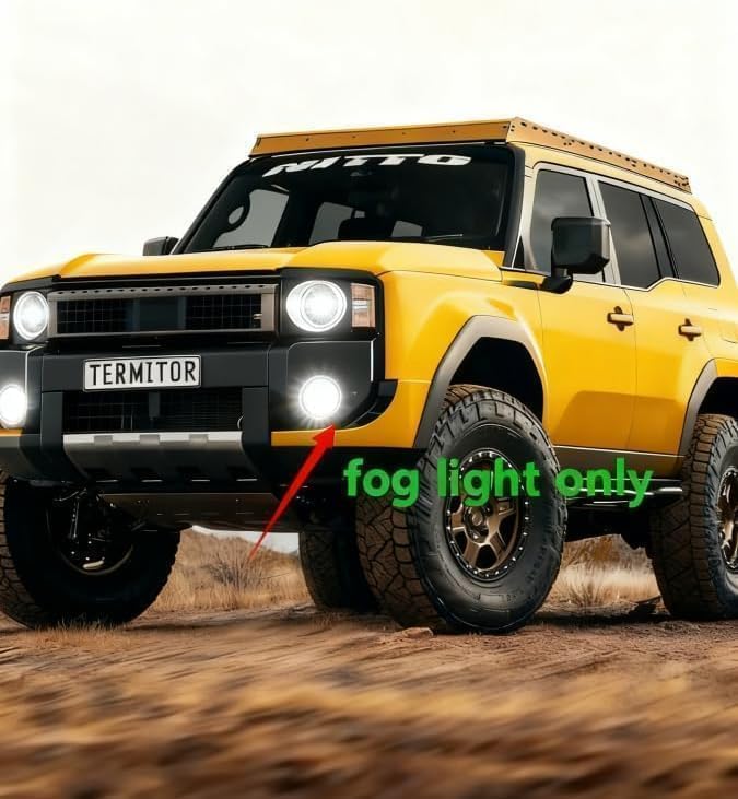 Latest H4/9003/HB2 Bulbs, 50,000LM Brightness Hi/Low Beam, 6500K Cool White, 1:1 Halogen Size Automotive Replacement H4 9003 Fog Lights, Plug-N-Play, IP68 Waterproof, Pack of 2