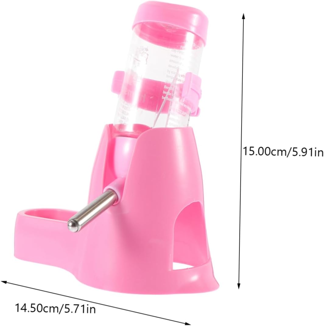 Milisten 1Set Multi Functional Hamster Water Feeder with Bracket Compact and Easy to pet Water Dispenser for Small Animals Capacity