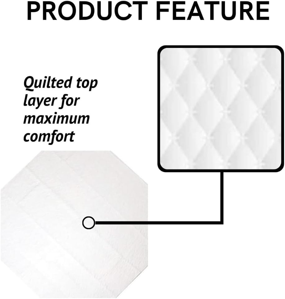 Midlee Reusable Octagon Playpen Dog Pee Pad-64" x 64" Set of 2
